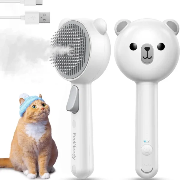 Steam Grooming Pet Brush