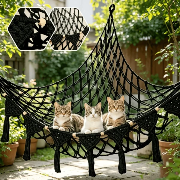 Hand Woven Cat Hammock