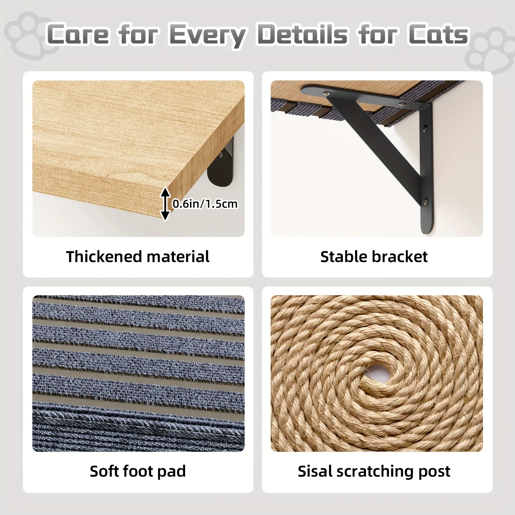 Wall Mounted Cat Climbing System - Image 5