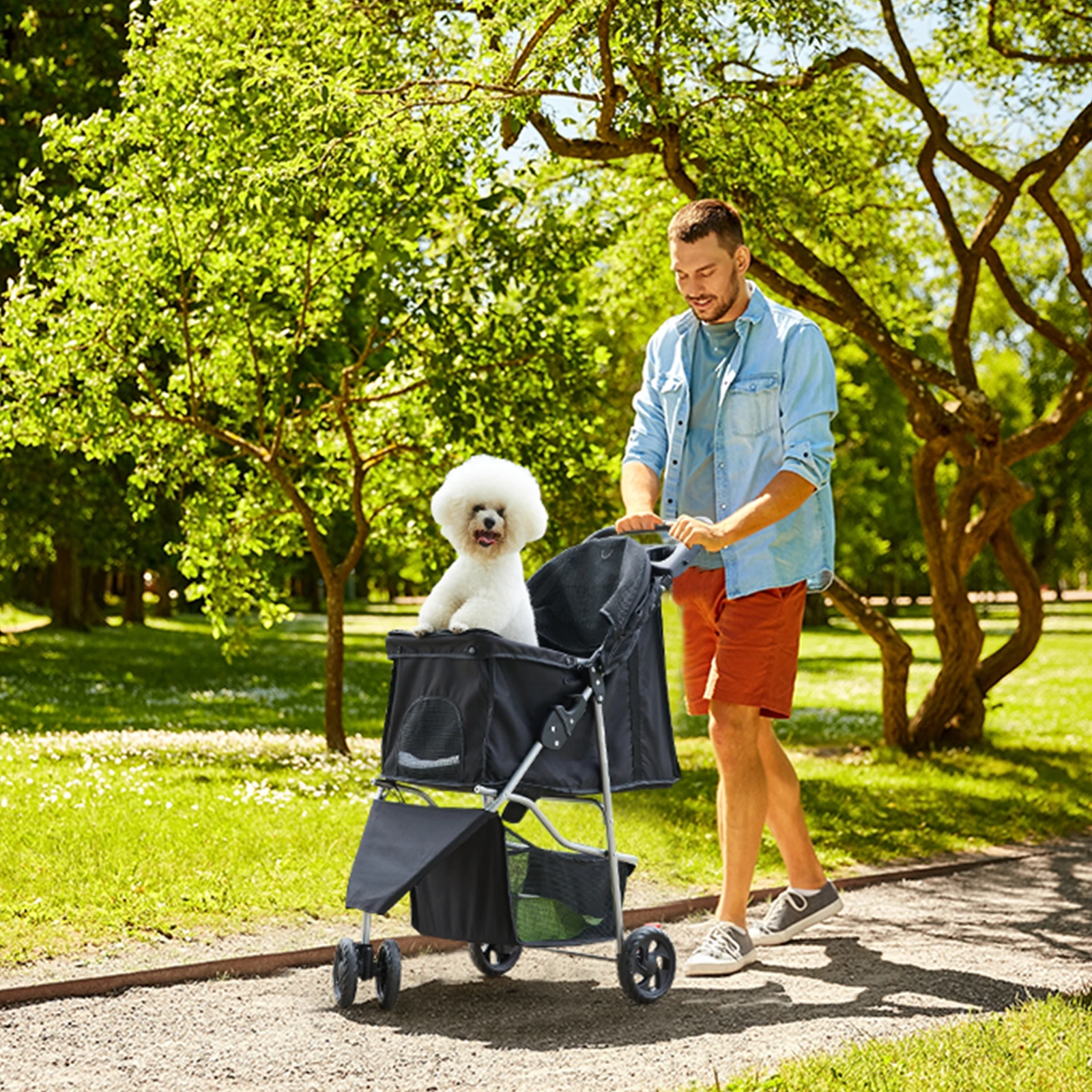 Foldable Pet Travel Stroller - Image 6