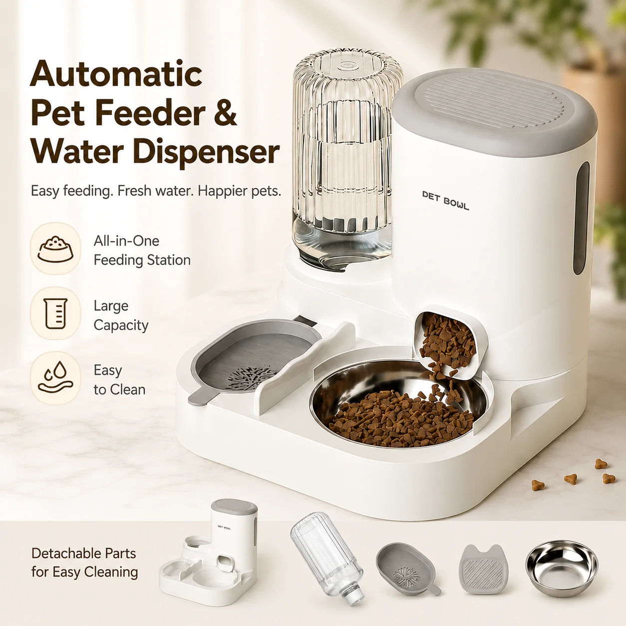 2-in-1 Pet Feeding Station - Image 2