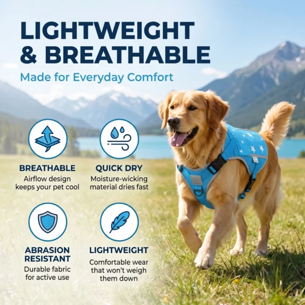 Cooling Dog Vest Harness