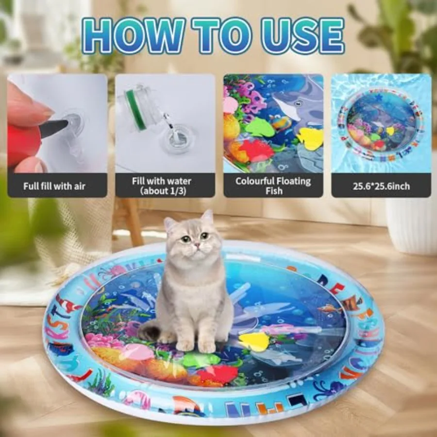 Interactive Cat Water Mat - Image 4