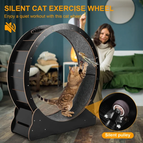 Cat Exercise Running Wheel