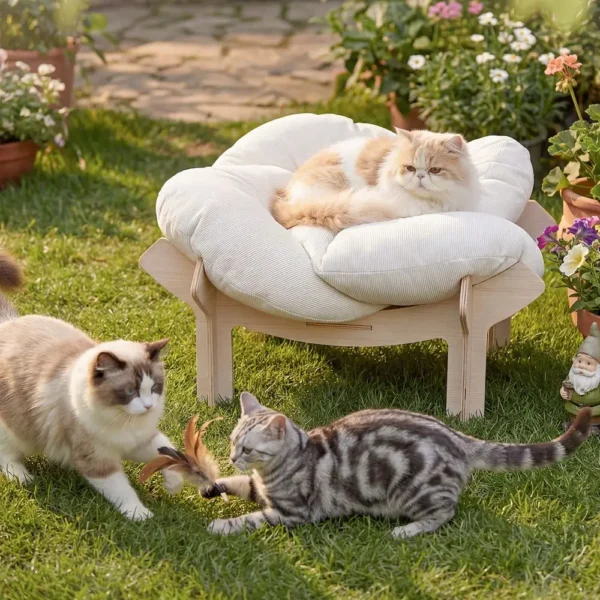 Flower Pet Lounge Bed