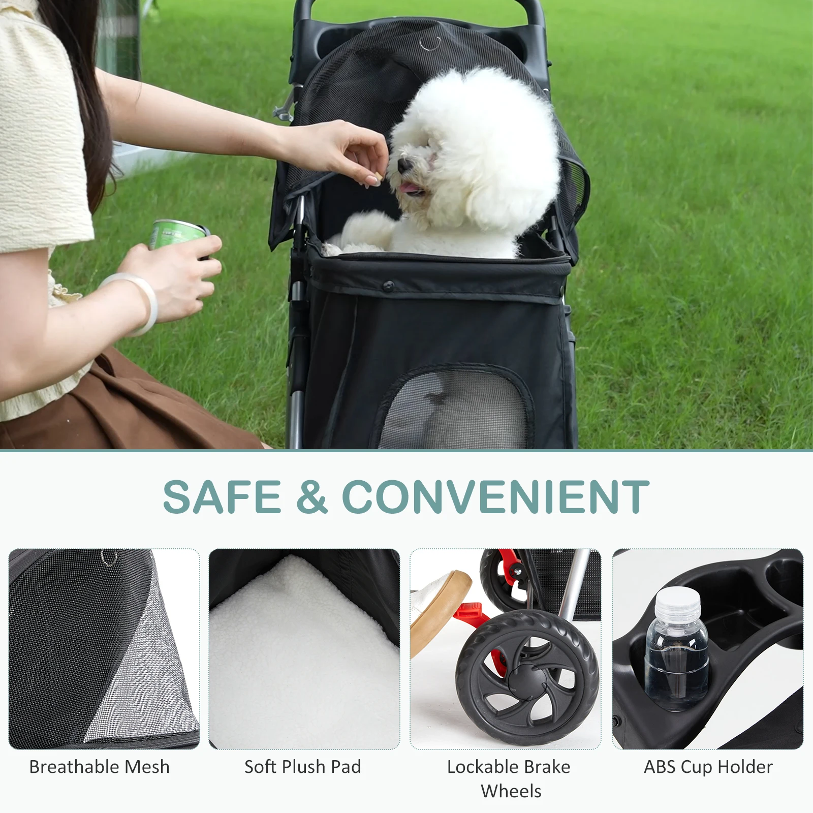 Foldable Pet Travel Stroller - Image 3