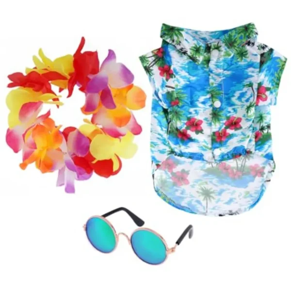 Pet Hawaiian Costume Set