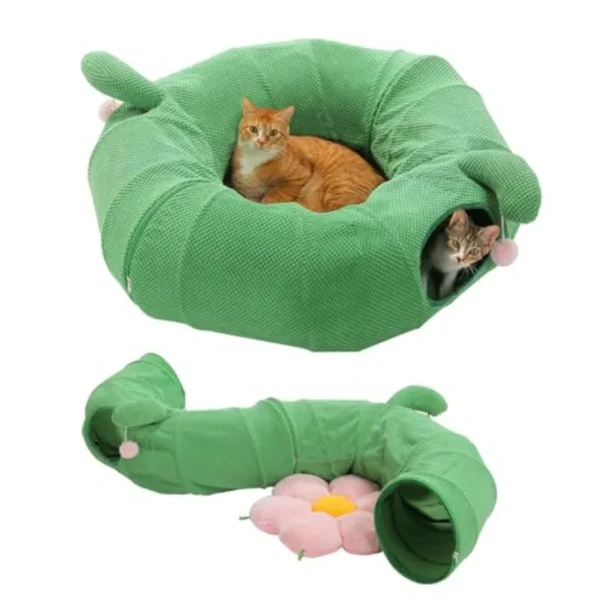 Cactus Cat Tunnel Bed