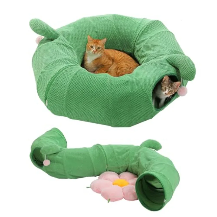 Cactus Cat Tunnel Bed