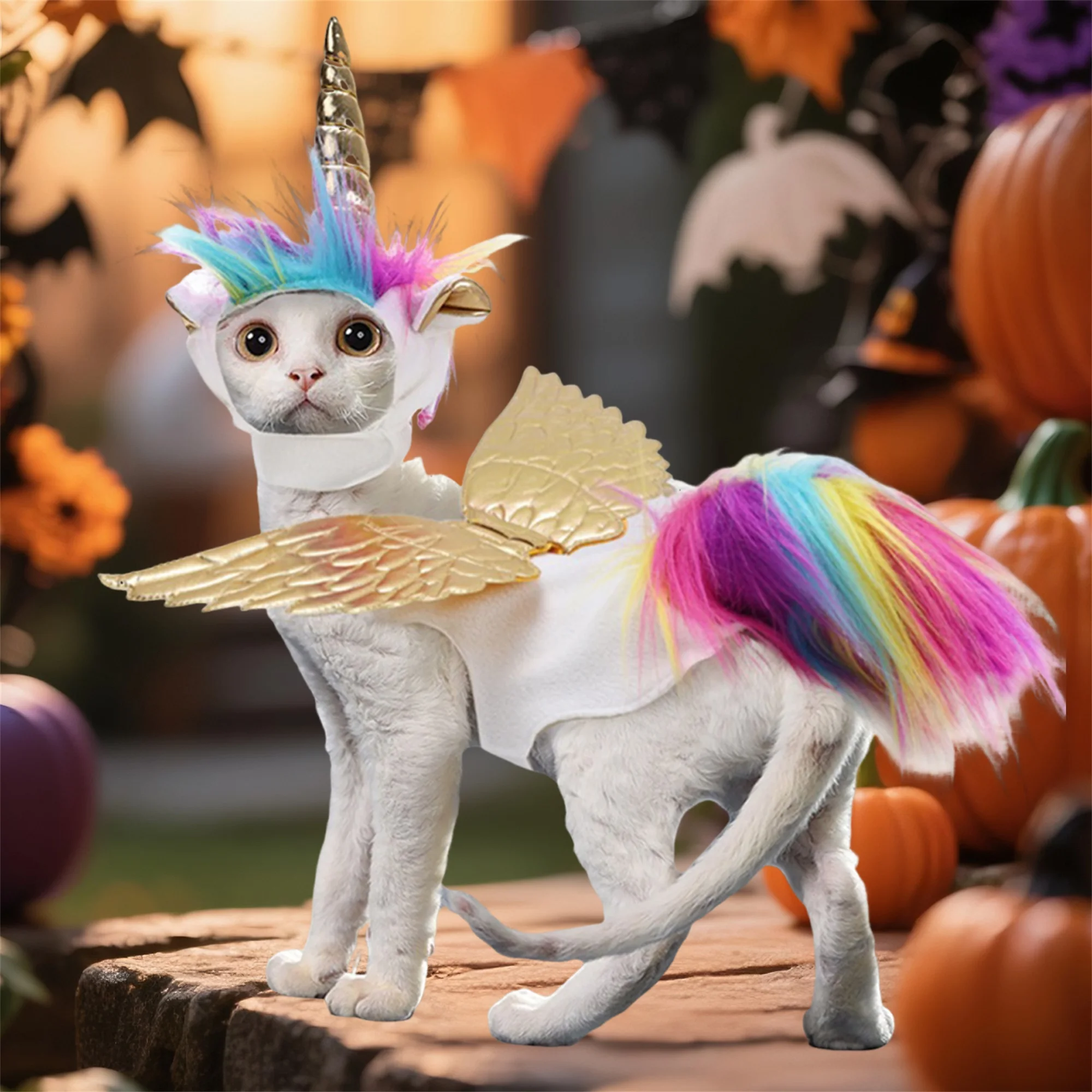 Pet Unicorn Costume Set