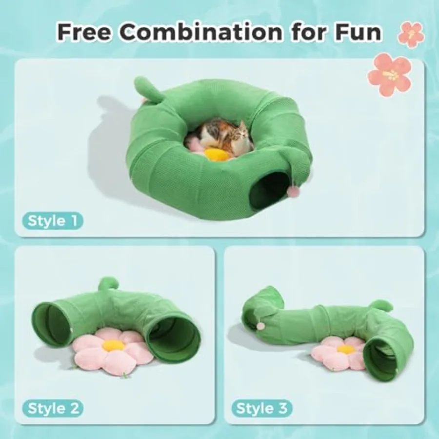 Cactus Cat Tunnel Bed - Image 5