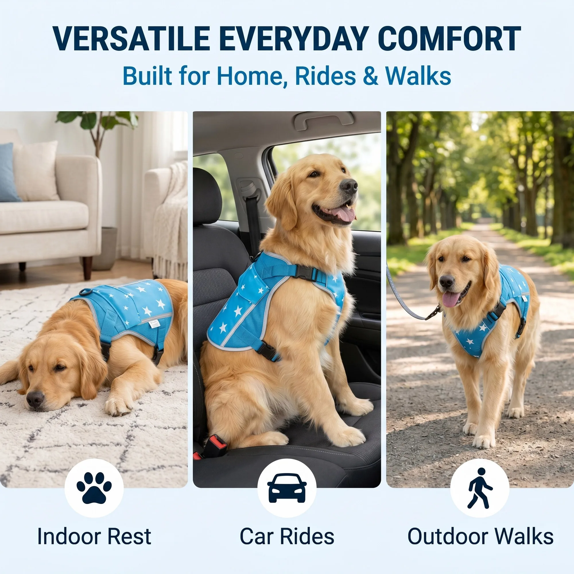 Cooling Dog Vest Harness - Image 2