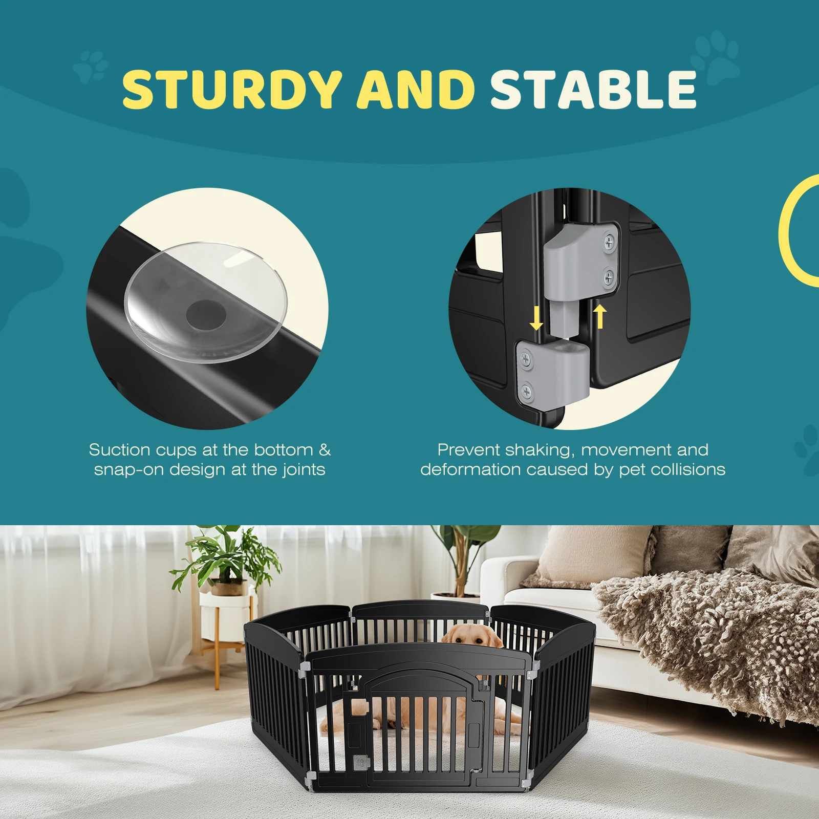 Portable Dog Playpen Fence - Image 6