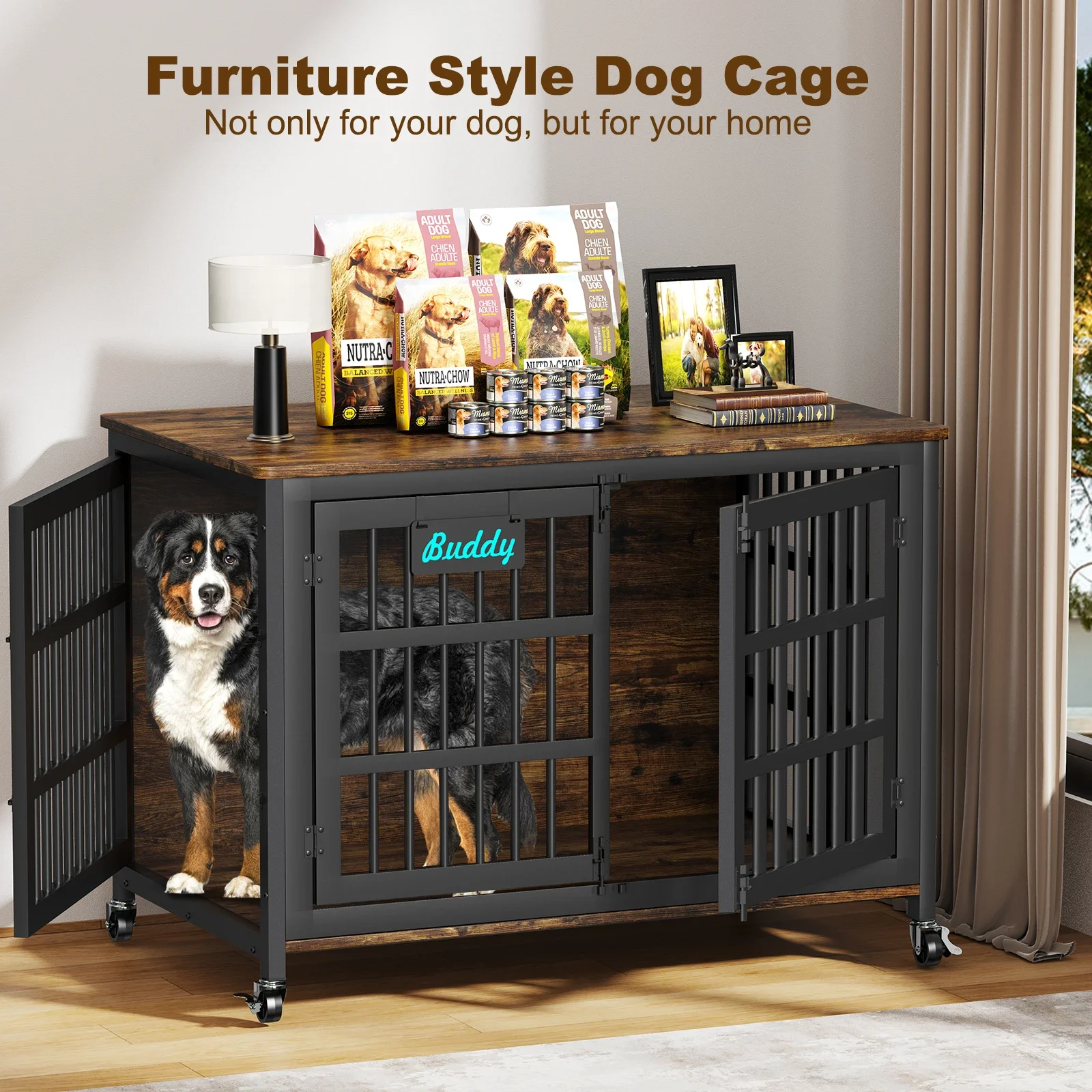 Furniture Style Dog Crate - Image 2