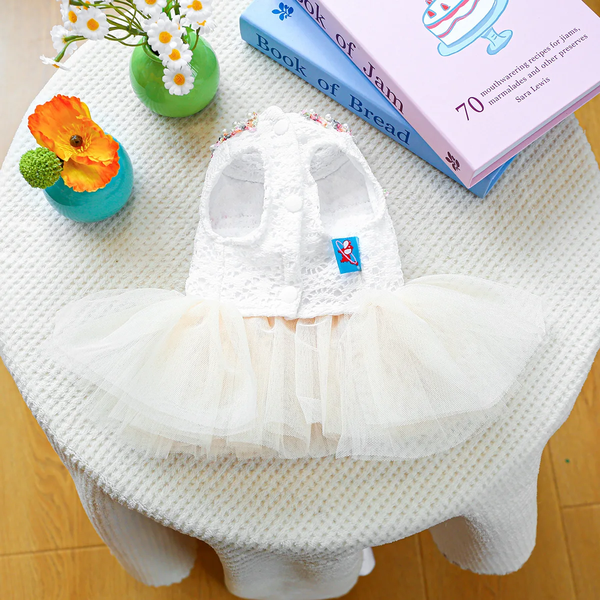 Floral Pet Tutu Dress - Image 6