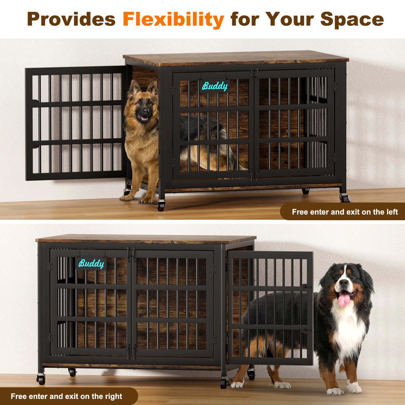 Furniture Style Dog Crate - Image 3