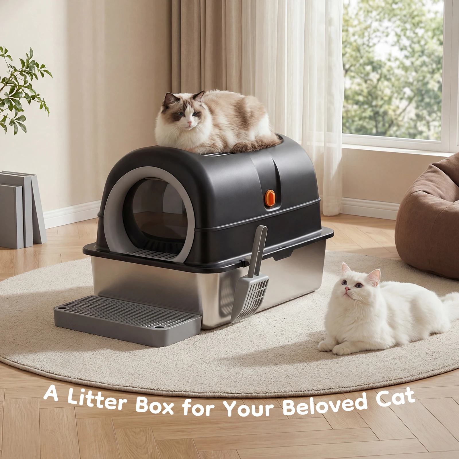Extra-Large Stainless Litter Box - Image 2