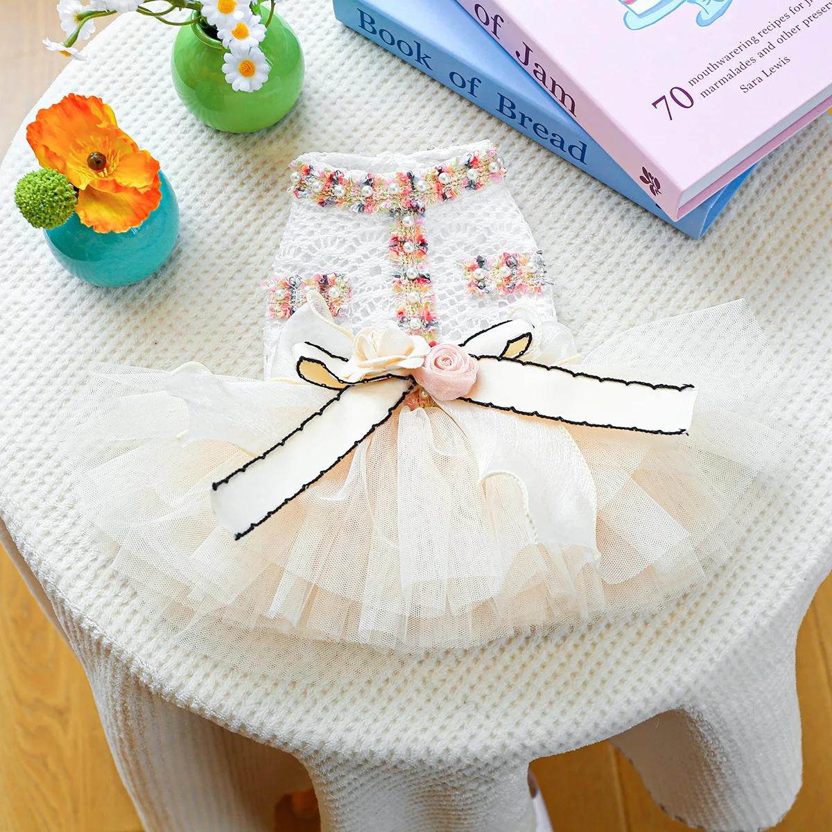 Floral Pet Tutu Dress
