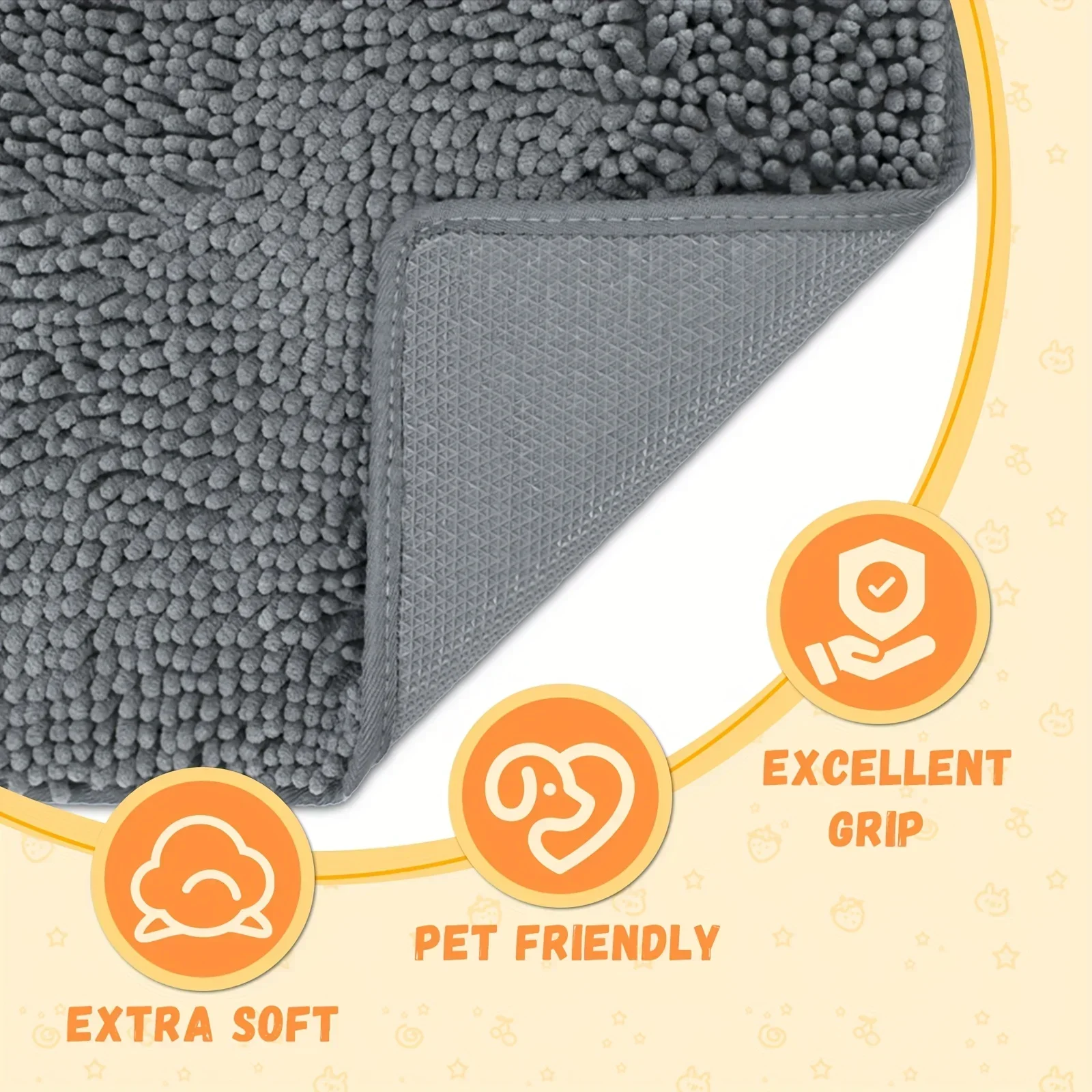 Absorbent Muddy Paws Mat - Image 4