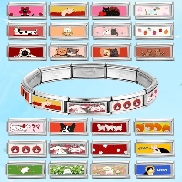 Pet Charm Bracelet Links