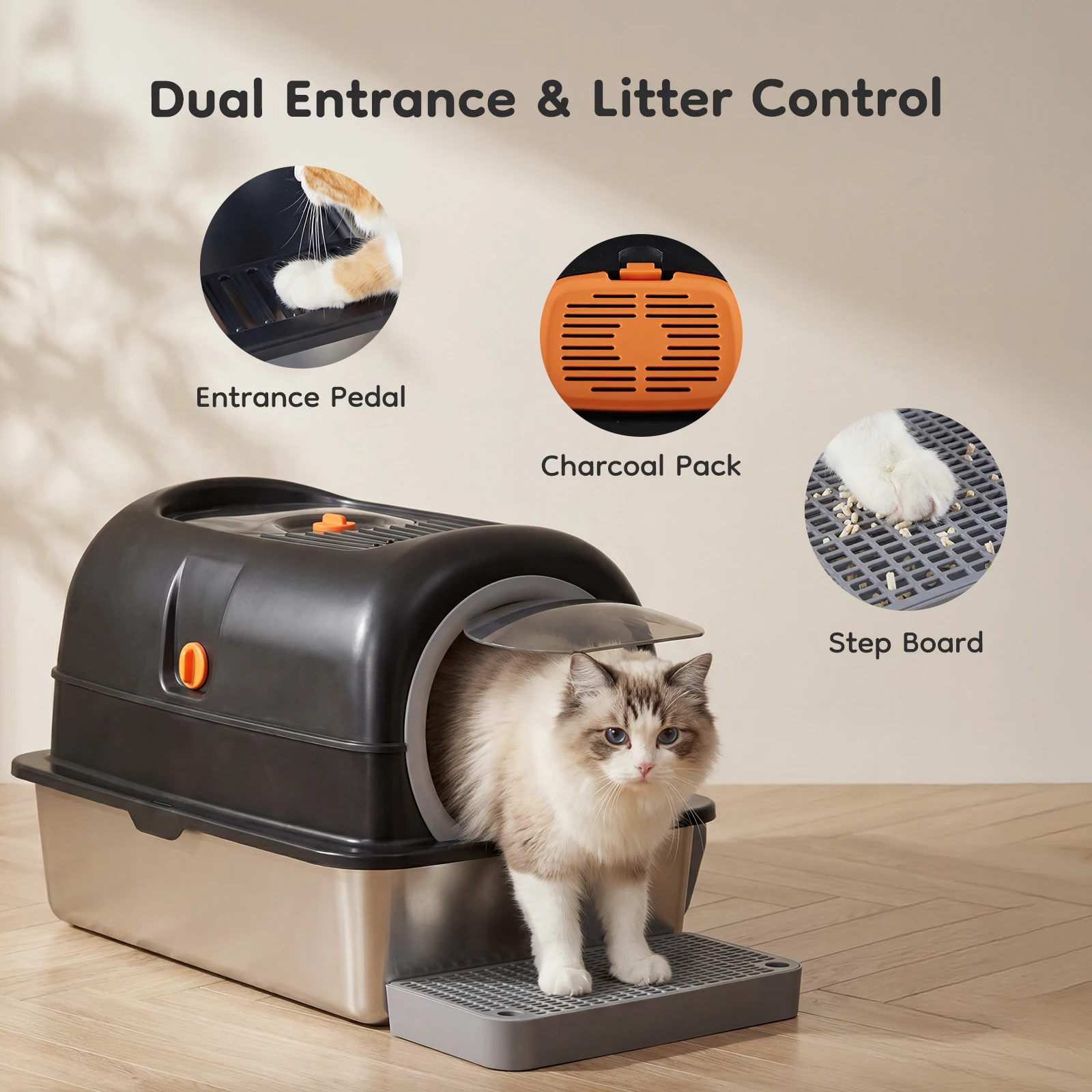 Extra-Large Stainless Litter Box - Image 3