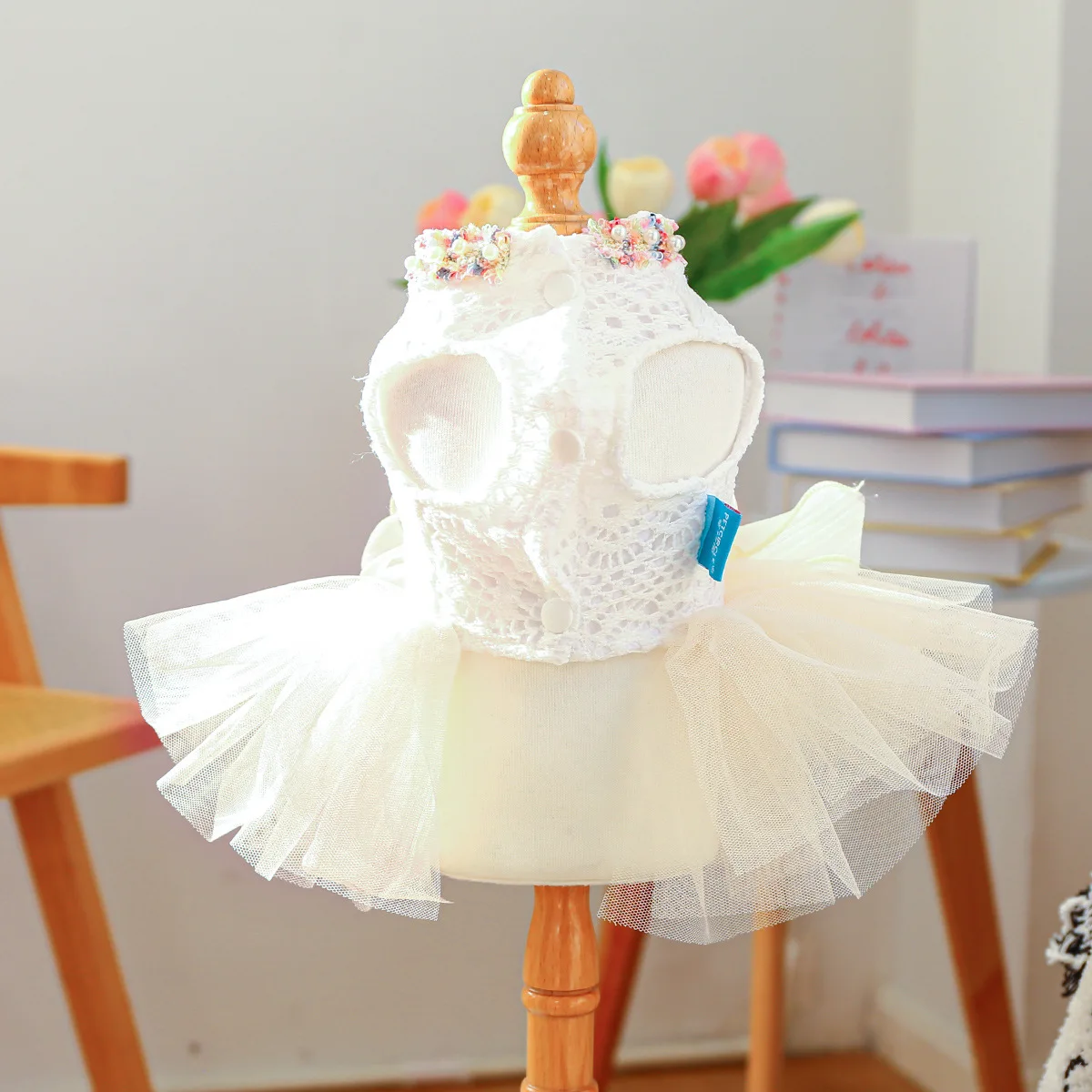 Floral Pet Tutu Dress - Image 4